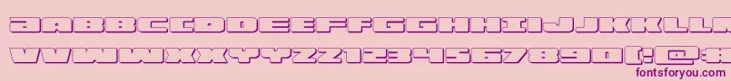 illumino3d Font – Purple Fonts on Pink Background