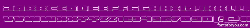 illumino3d Font – White Fonts on Purple Background