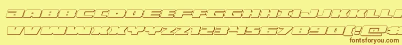 Weitere Informationen zur illumino3dital-Schriftart illumino3dital-Schriftart – Braune Schriften auf gelbem Hintergrund