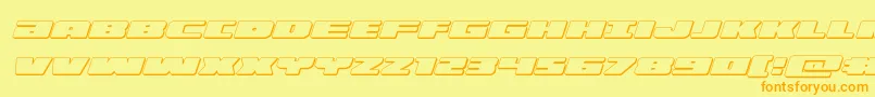 Saiba mais sobre a fonte illumino3dital Fonte illumino3dital – fontes laranjas em um fundo amarelo