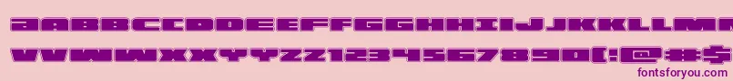 illuminoacad Font – Purple Fonts on Pink Background