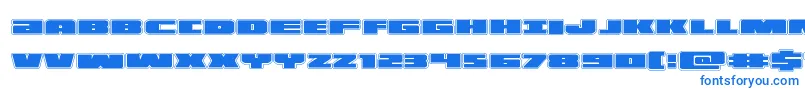 フォントilluminoacad – 青いフォント