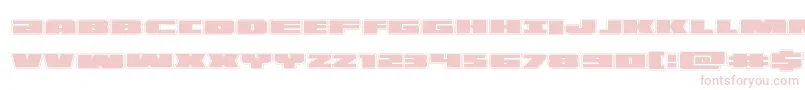 illuminoacad-Schriftart – Rosa Schriften auf weißem Hintergrund