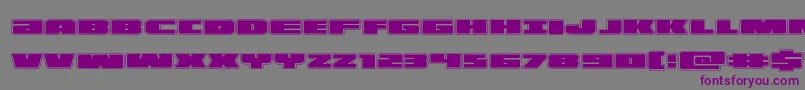 illuminoacad Font – Purple Fonts on Gray Background