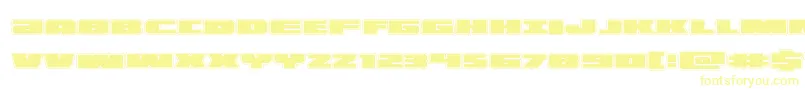 illuminoacad-fontti – keltaiset fontit valkoisella taustalla