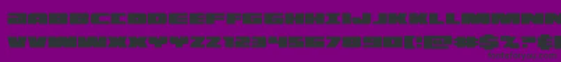 illuminocond-fontti – mustat fontit violetilla taustalla