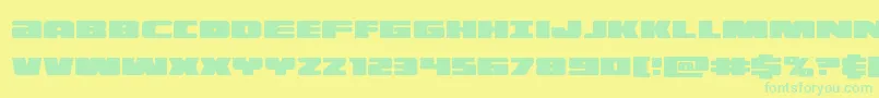 Weitere Informationen zur illuminocond-Schriftart illuminocond-Schriftart – Grüne Schriften auf gelbem Hintergrund