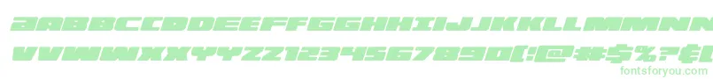 illuminocondital Font – Green Fonts on White Background