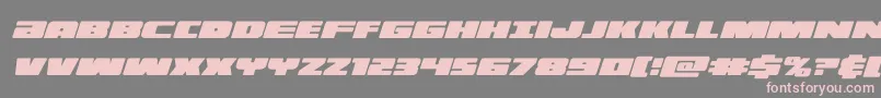 illuminocondital Font – Pink Fonts on Gray Background