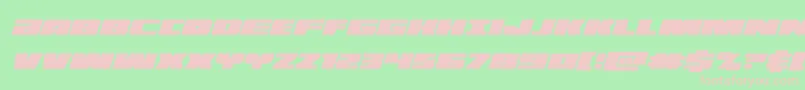 Шрифт illuminocondital – розовые шрифты на зелёном фоне
