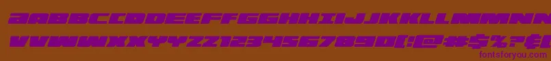 illuminocondital Font – Purple Fonts on Brown Background