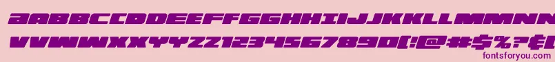 Шрифт illuminocondital – фиолетовые шрифты на розовом фоне