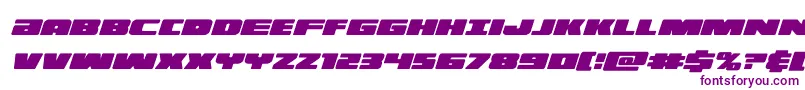illuminocondital-fontti – violetit fontit valkoisella taustalla