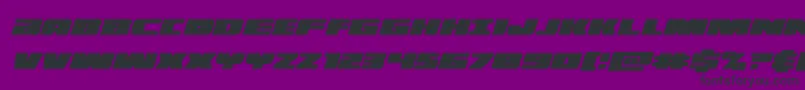 illuminocondital Font – Black Fonts on Purple Background