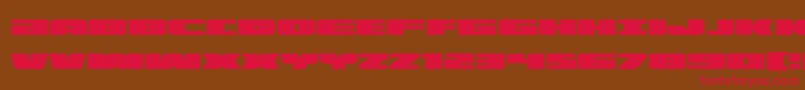 illuminoexpand Font – Red Fonts on Brown Background