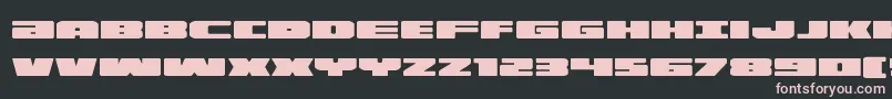 illuminoexpand Font – Pink Fonts on Black Background