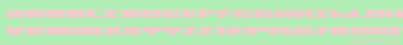 illuminoexpand Font – Pink Fonts on Green Background