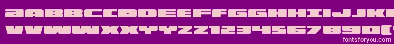 illuminoexpand Font – Pink Fonts on Purple Background
