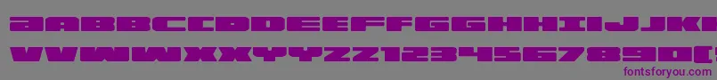 illuminoexpand-fontti – violetit fontit harmaalla taustalla