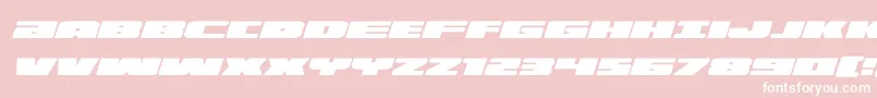 illuminoexpandital Font – White Fonts on Pink Background