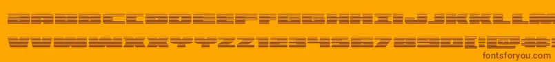 illuminograd Font – Brown Fonts on Orange Background