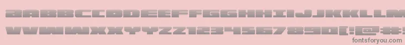 illuminograd Font – Gray Fonts on Pink Background