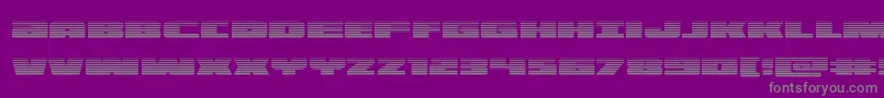 illuminograd Font – Gray Fonts on Purple Background