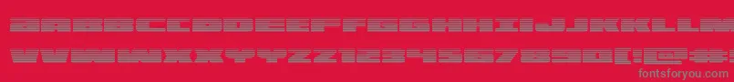 illuminograd Font – Gray Fonts on Red Background