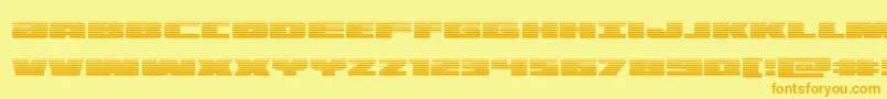 illuminograd Font – Orange Fonts on Yellow Background