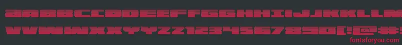 illuminograd Font – Red Fonts on Black Background