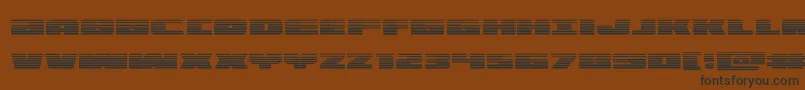 illuminograd Font – Black Fonts on Brown Background