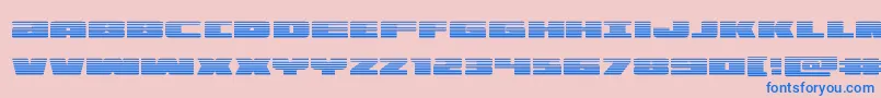 illuminograd Font – Blue Fonts on Pink Background