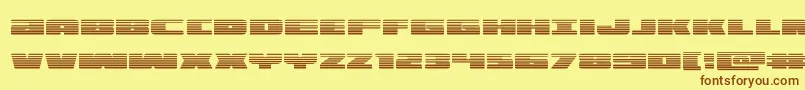 illuminograd Font – Brown Fonts on Yellow Background