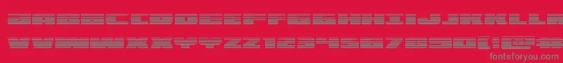 illuminograd Font – Gray Fonts on Red Background