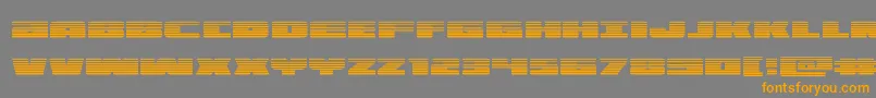 illuminograd Font – Orange Fonts on Gray Background