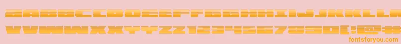 illuminograd Font – Orange Fonts on Pink Background