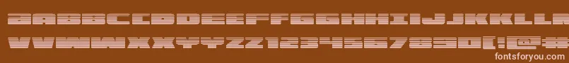 illuminograd Font – Pink Fonts on Brown Background