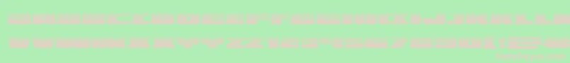 illuminograd Font – Pink Fonts on Green Background