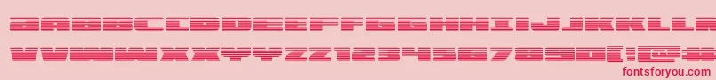 illuminograd Font – Red Fonts on Pink Background