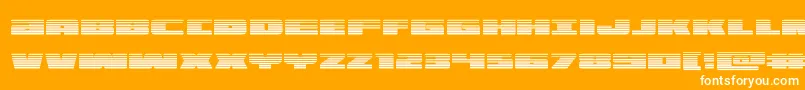 illuminograd Font – White Fonts on Orange Background