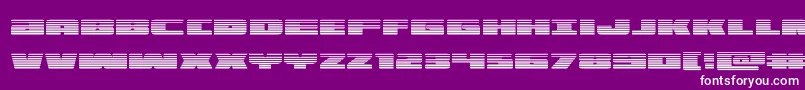 illuminograd Font – White Fonts on Purple Background
