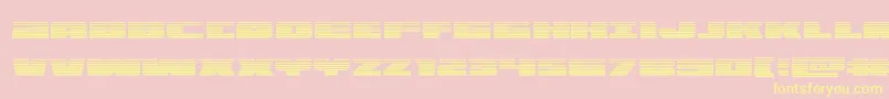 illuminograd Font – Yellow Fonts on Pink Background