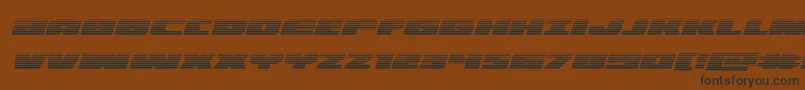illuminogradital Font – Black Fonts on Brown Background