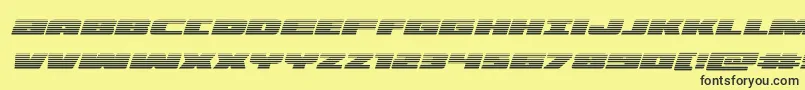 illuminogradital Font – Black Fonts on Yellow Background
