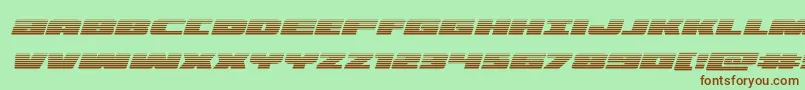 illuminogradital Font – Brown Fonts on Green Background