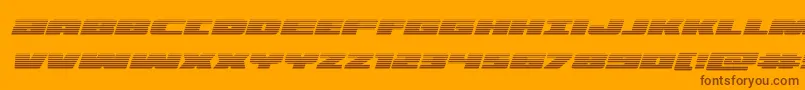 illuminogradital Font – Brown Fonts on Orange Background