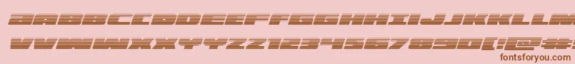 illuminogradital Font – Brown Fonts on Pink Background