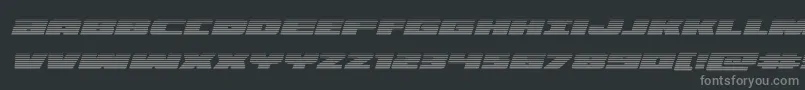 illuminogradital Font – Gray Fonts on Black Background