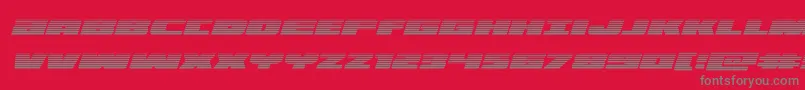 illuminogradital Font – Gray Fonts on Red Background
