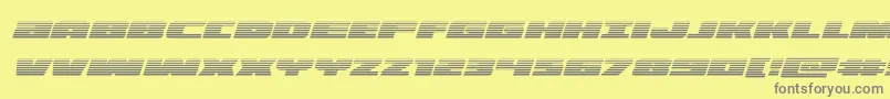 illuminogradital Font – Gray Fonts on Yellow Background